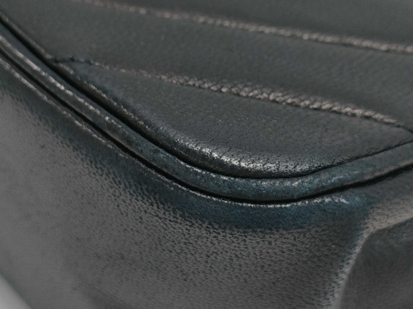 CHANEL Lambskin Chanel Coco Mark Lambskin Chain Shoulder Bag Black Shoulder Bag