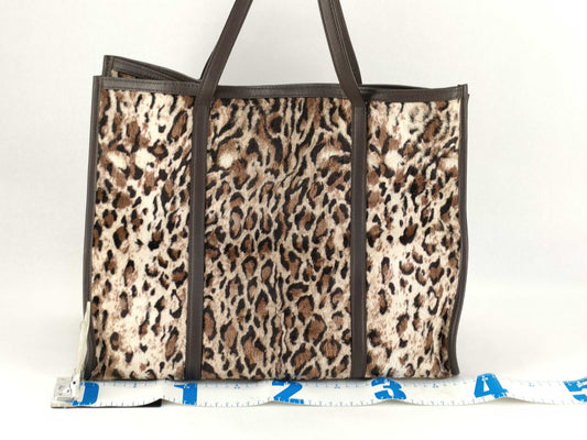 Kanematsu Leopard Print Tote Bag