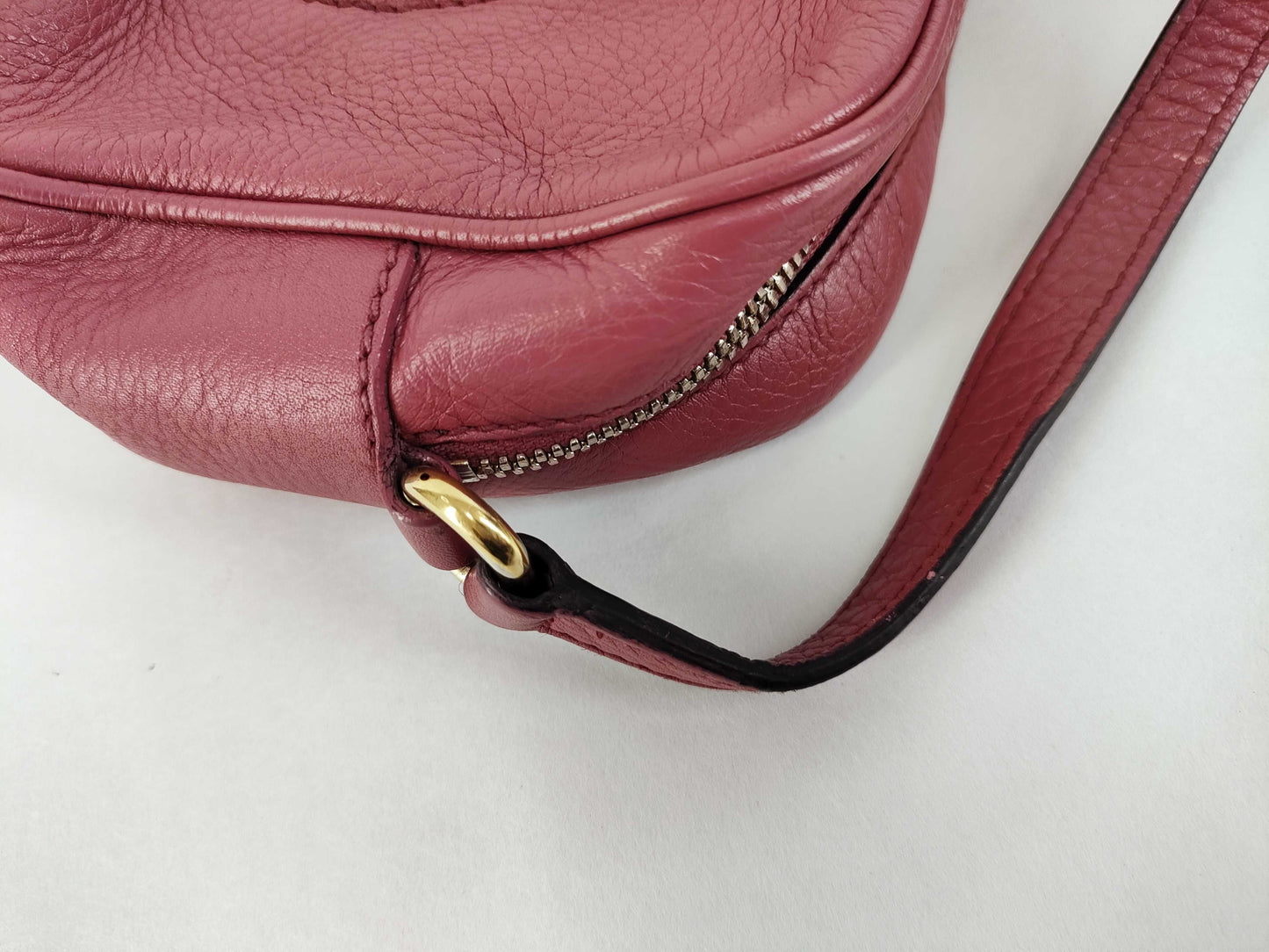 GUCCI Soho Shoulder Bag Purple