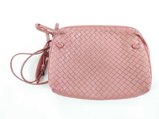 BOTTEGA VENETA Intrecciato Bottega Veneta Shoulder Bag, Purple Leather
