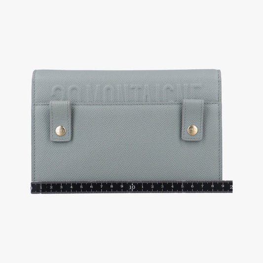 Dior 30 Montaigne Gray Leather Shoulder Bag 19-BO-0261