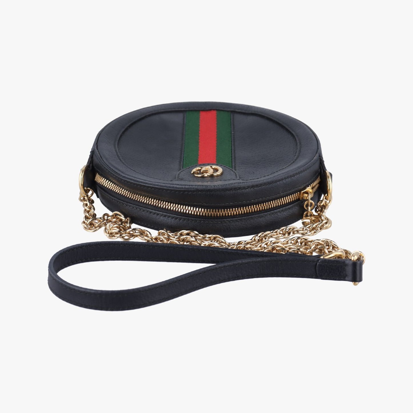 GUCCI Ophidia Black/Green/Red Leather Shoulder Bag 550618F029149384