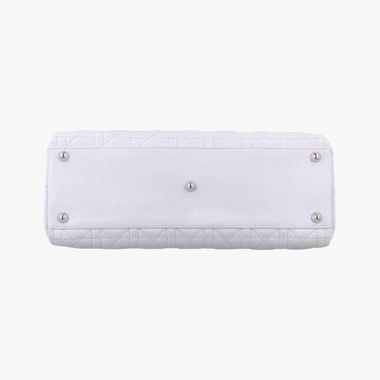 Dior Lady Dior White Lambskin 16-BO-1101 Handbag
