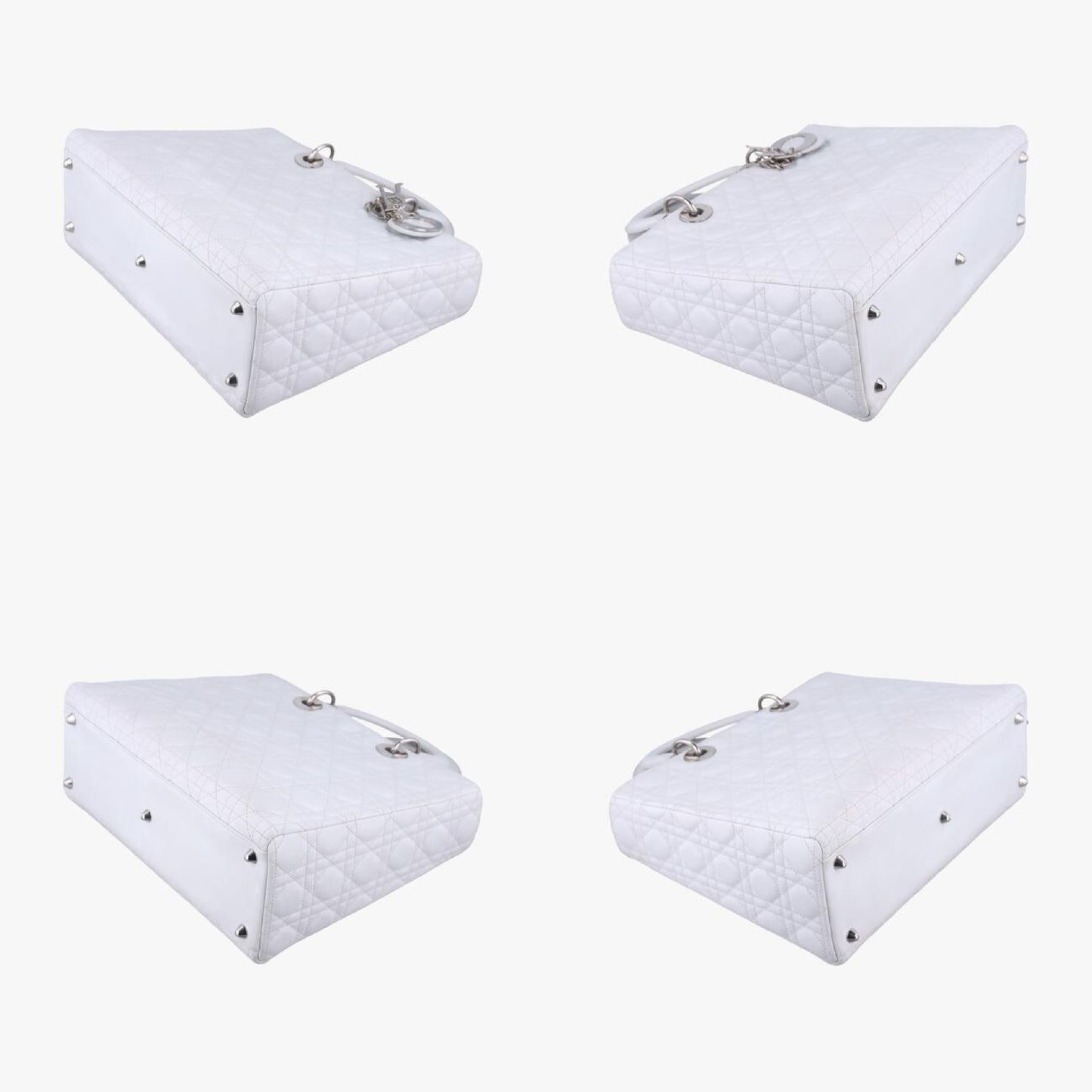 Dior Lady Dior White Lambskin 16-BO-1101 Handbag