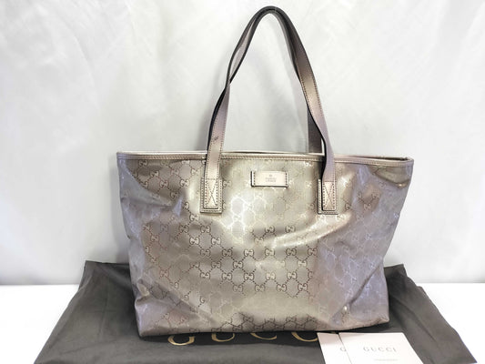 GUCCI GG Inprime ID-Gucci GG Canvas Inprime 37cm Tote Bag SHW #211137 - Grade B Tote Bag