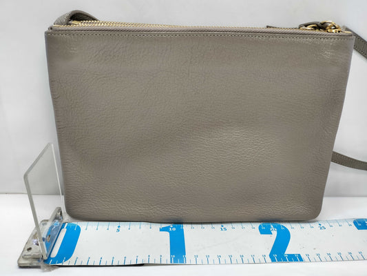 CELINE PH-Celine Trio Leather Crossbody Bag 25cm Shoulder Bag