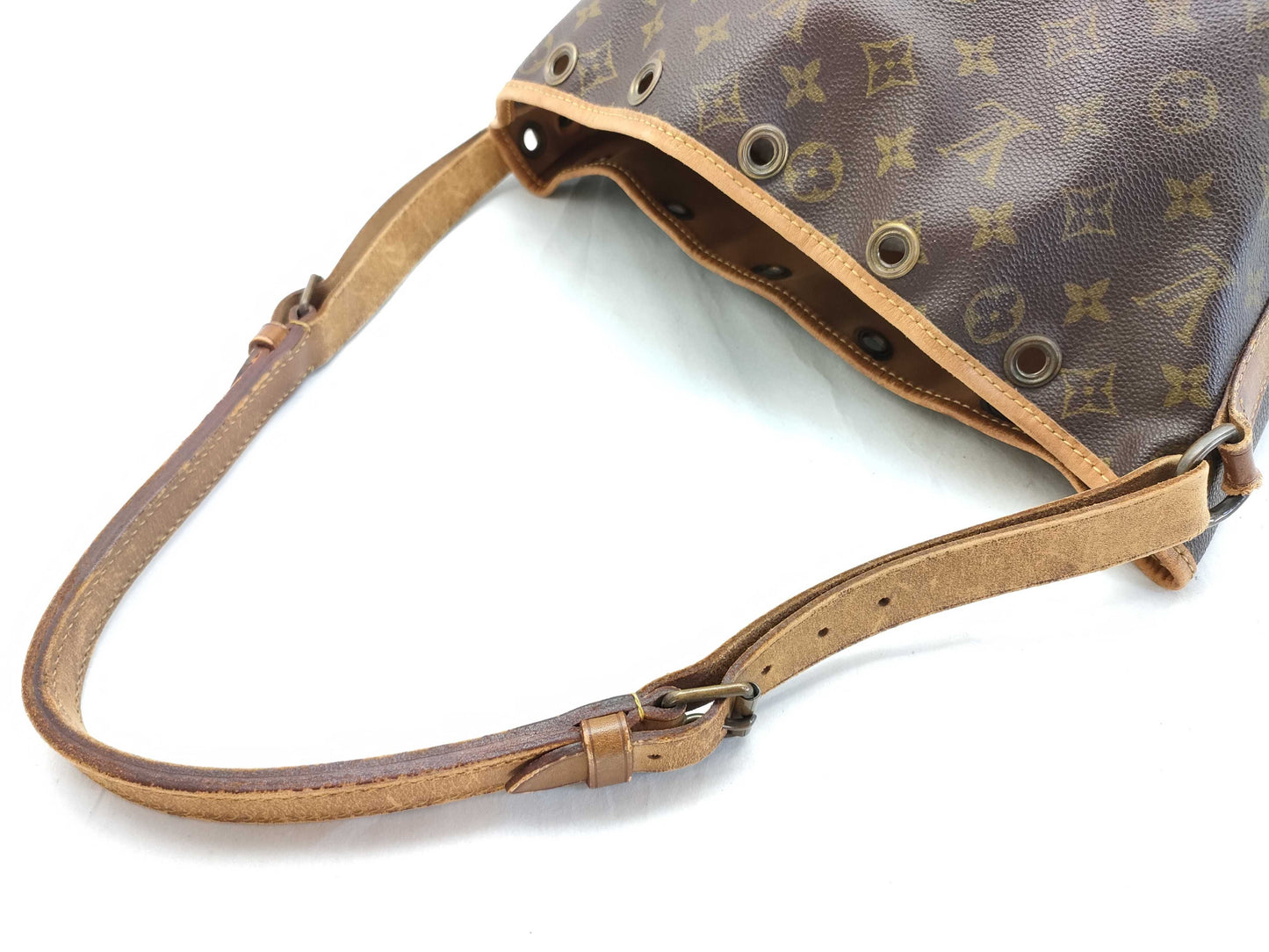 LOUIS VUITTON Monogram Petit Noe M42226 Strapless Shoulder Bag