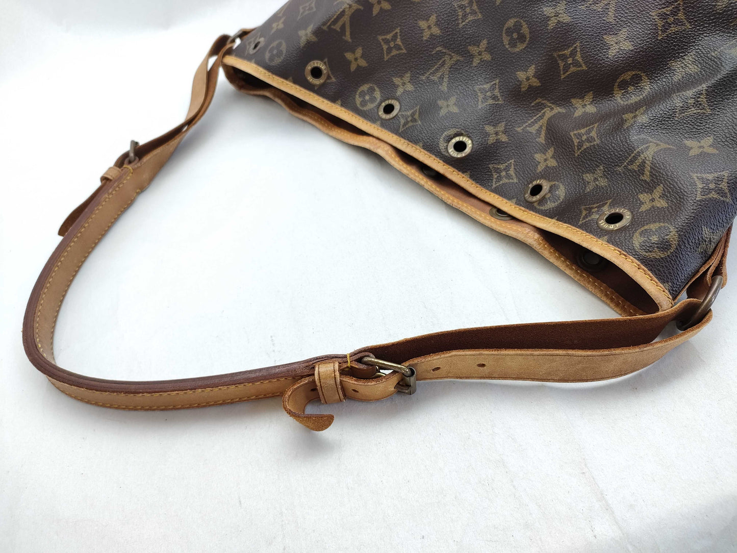 LOUIS VUITTON Monogram Petit Noe M42226 Strapless Shoulder Bag