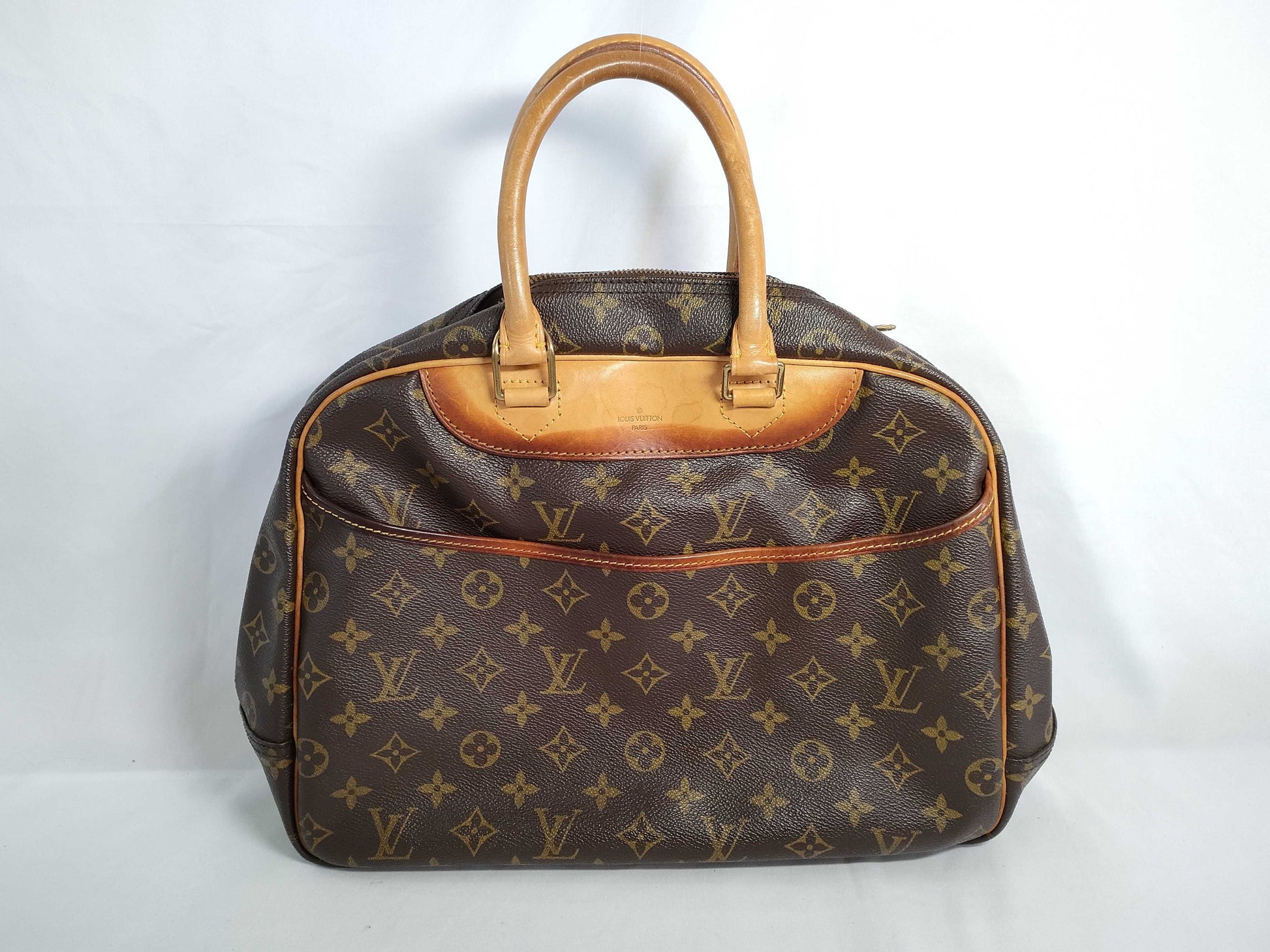 LOUIS VUITTON Monogram Deauville M47270 VI0986 Brown Handbag