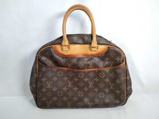 LOUIS VUITTON Monogram Deauville M47270 VI0986 Brown Handbag
