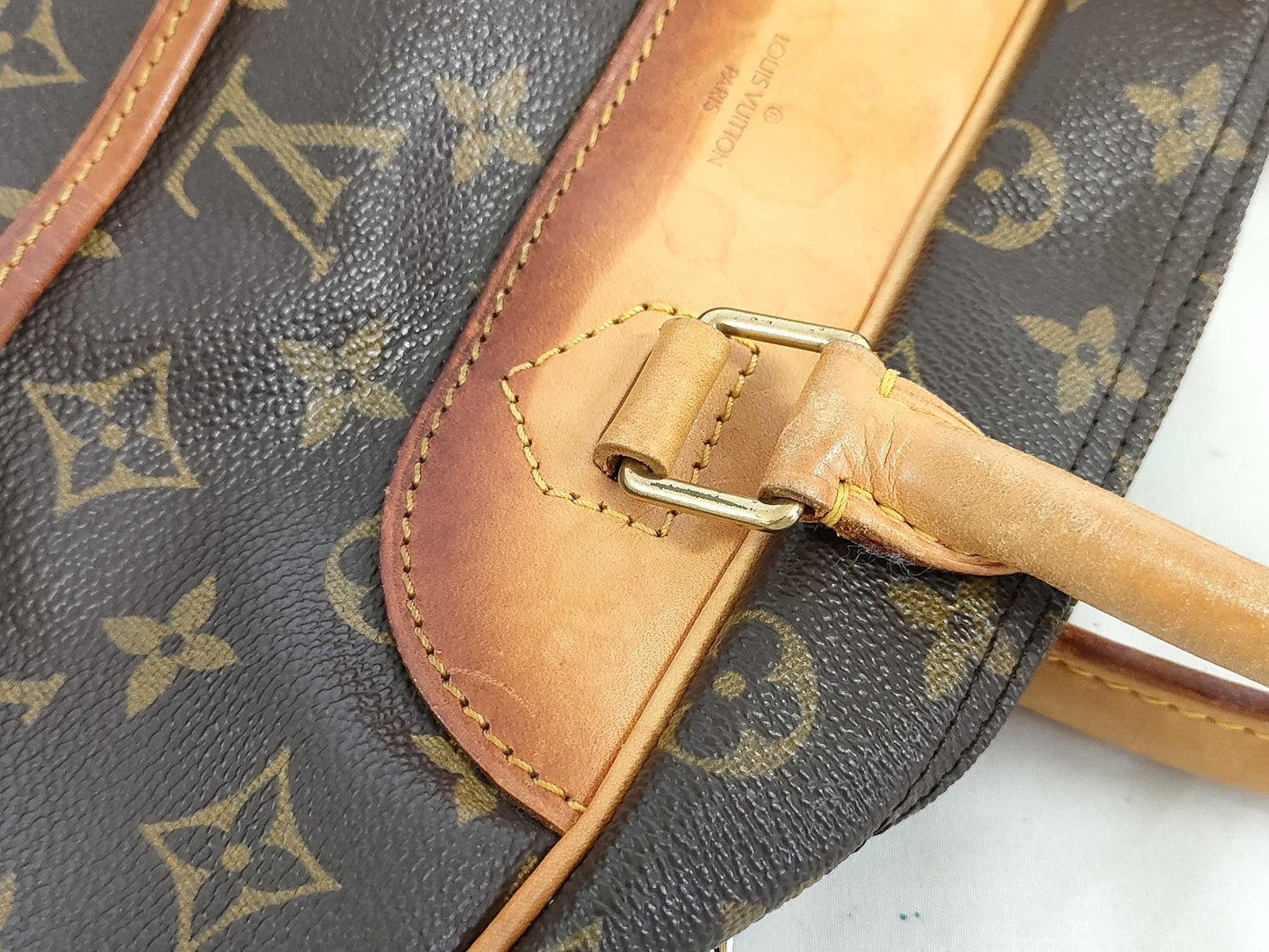 LOUIS VUITTON Monogram Deauville M47270 VI0986 Brown Handbag