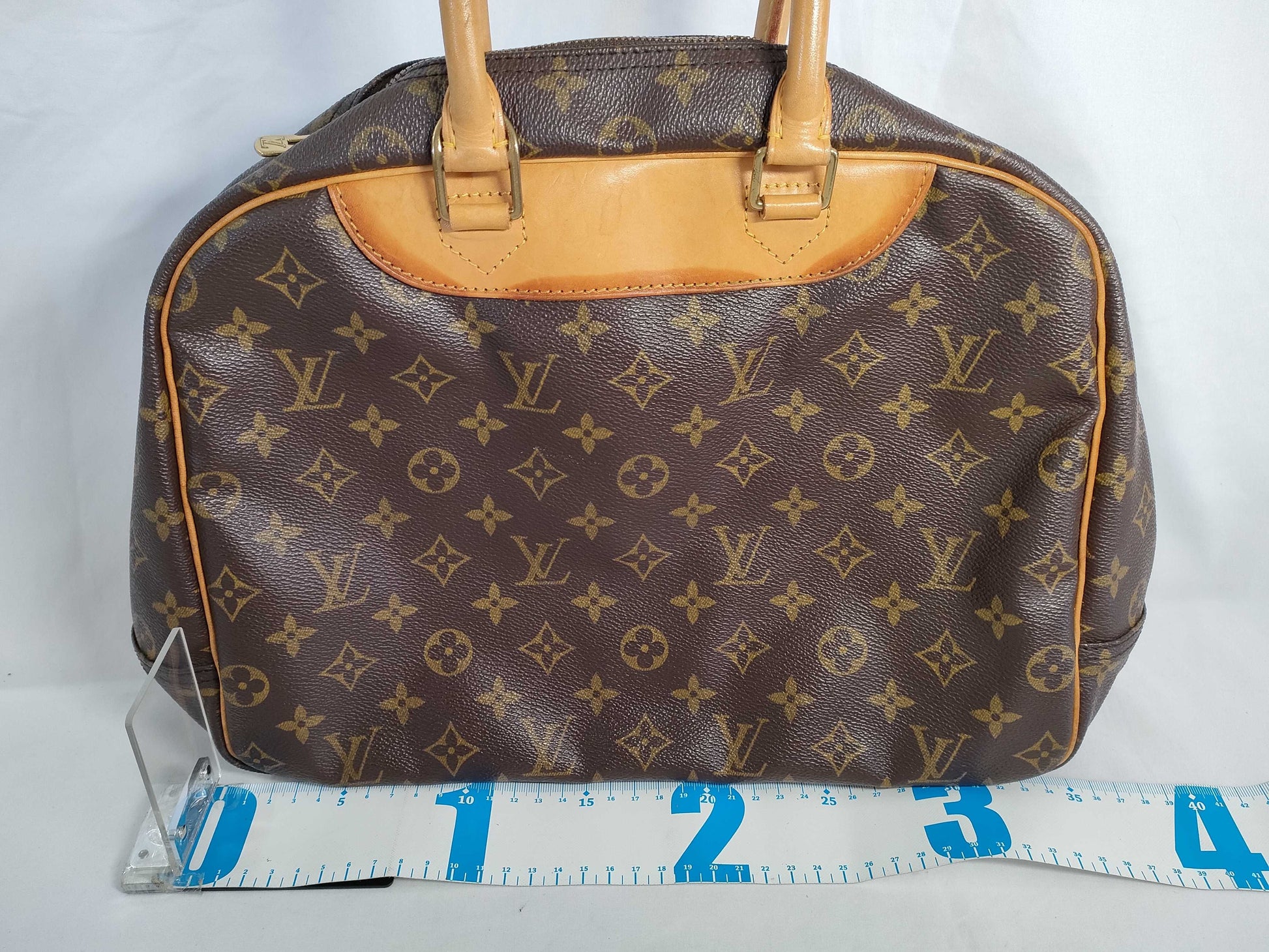 LOUIS VUITTON Monogram Deauville M47270 VI0986 Brown Handbag