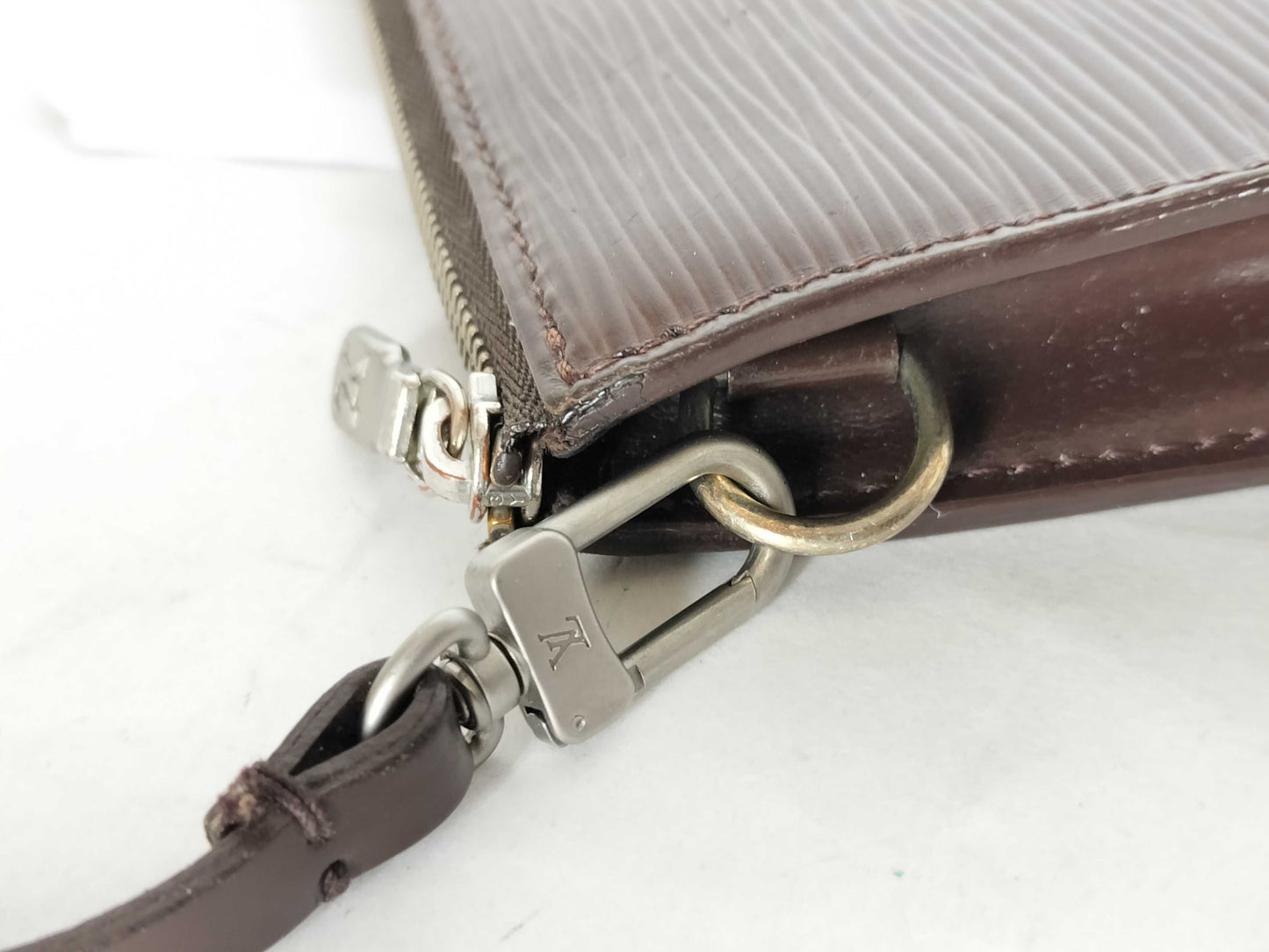 LOUIS VUITTON Epi FR-Louis Vuitton Epi Pochette accessoire M5294 Brown Pouch