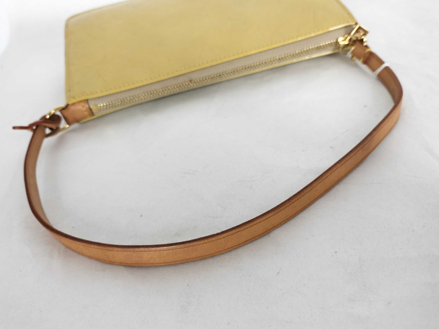 LOUIS VUITTON Vernis FR-LOUIS VUITTON LEXINGTON M41414 SHOULDER BAG VERNIS YELLOW Shoulder Bag