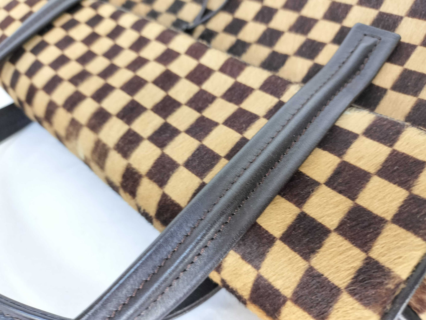 LOUIS VUITTON Damier Sauvage Lion M92131 CE0042 Brown Handbag