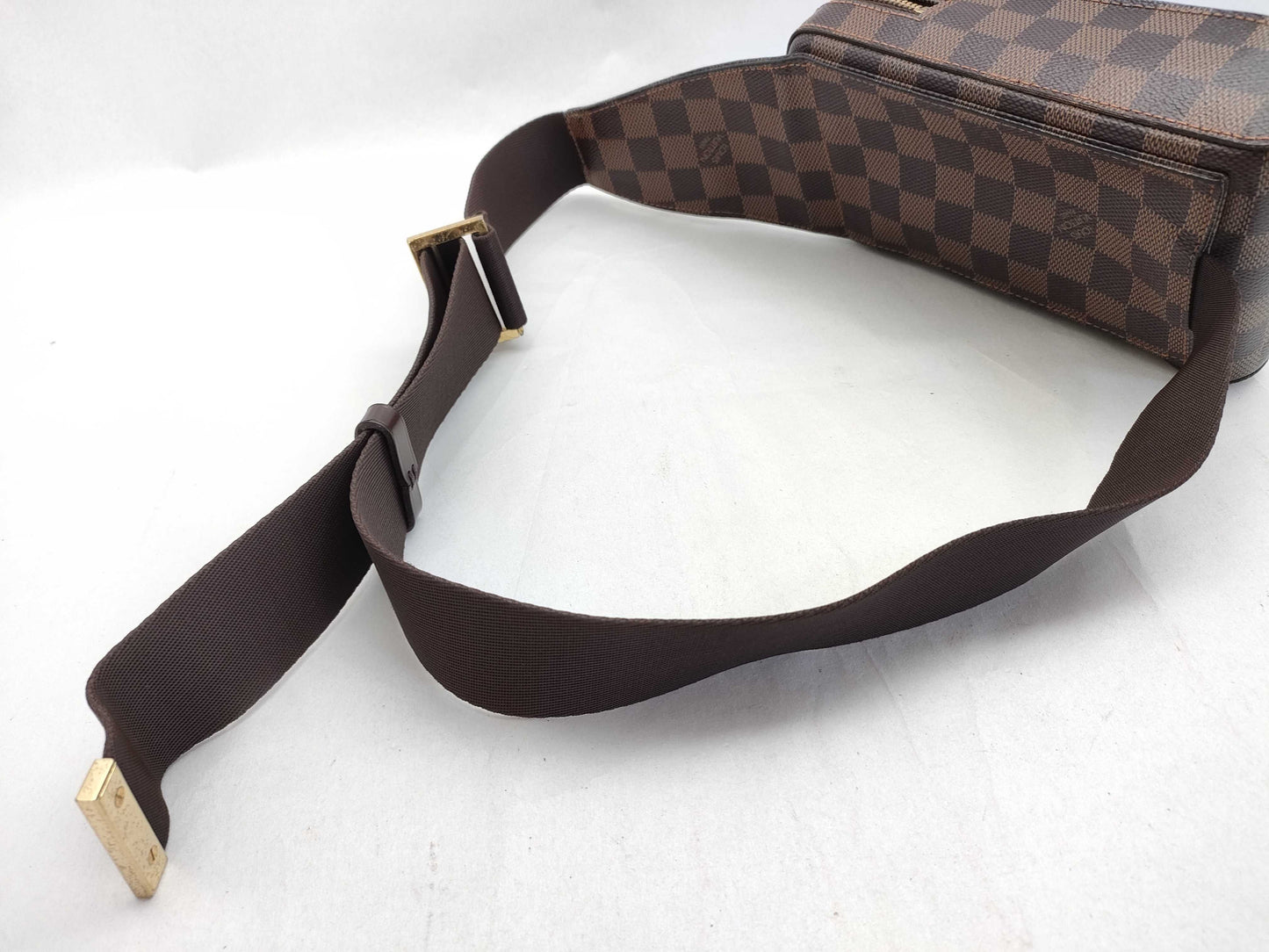 LOUIS VUITTON Damier Geronimos N51994 CA0055 Brown Shoulder Bag