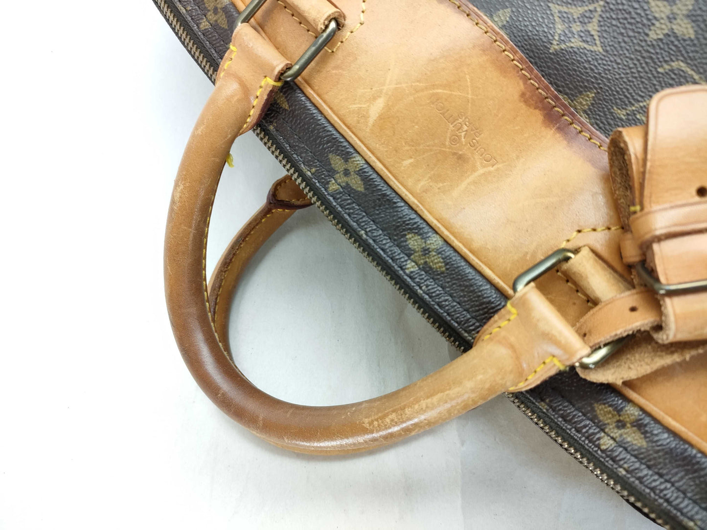 LOUIS VUITTON Monogram Alize Trois Poche M41391 Boston Bag