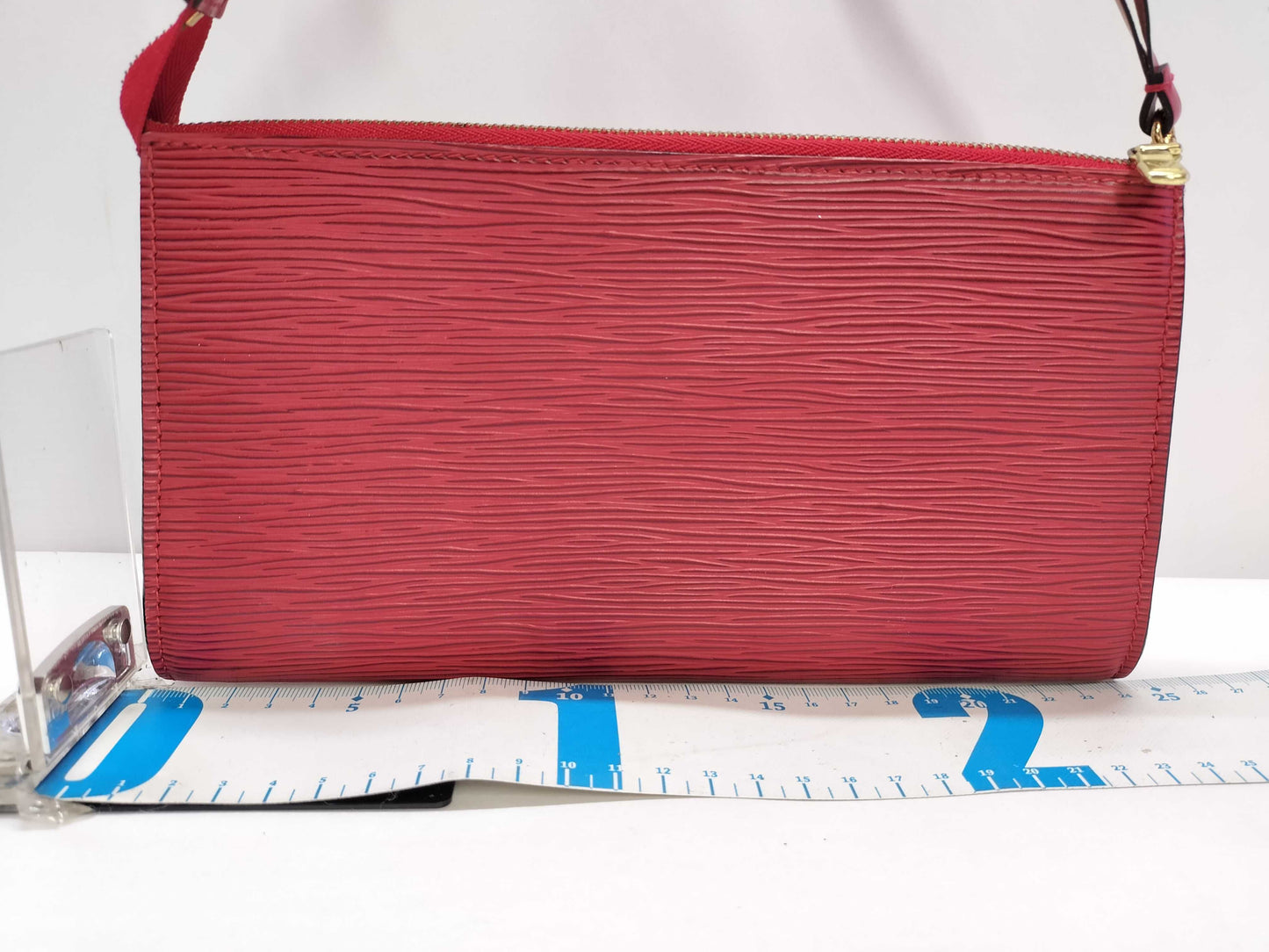 LOUIS VUITTON Epi PH-Louis Vuitton Epi M40776 Pochette Red Leather Bag Pouch