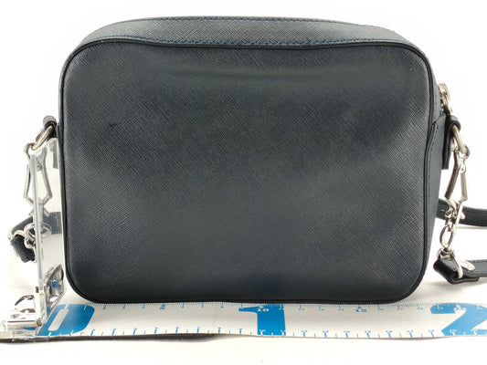 Vivienne Westwood Orb Black Leather Shoulder Bag