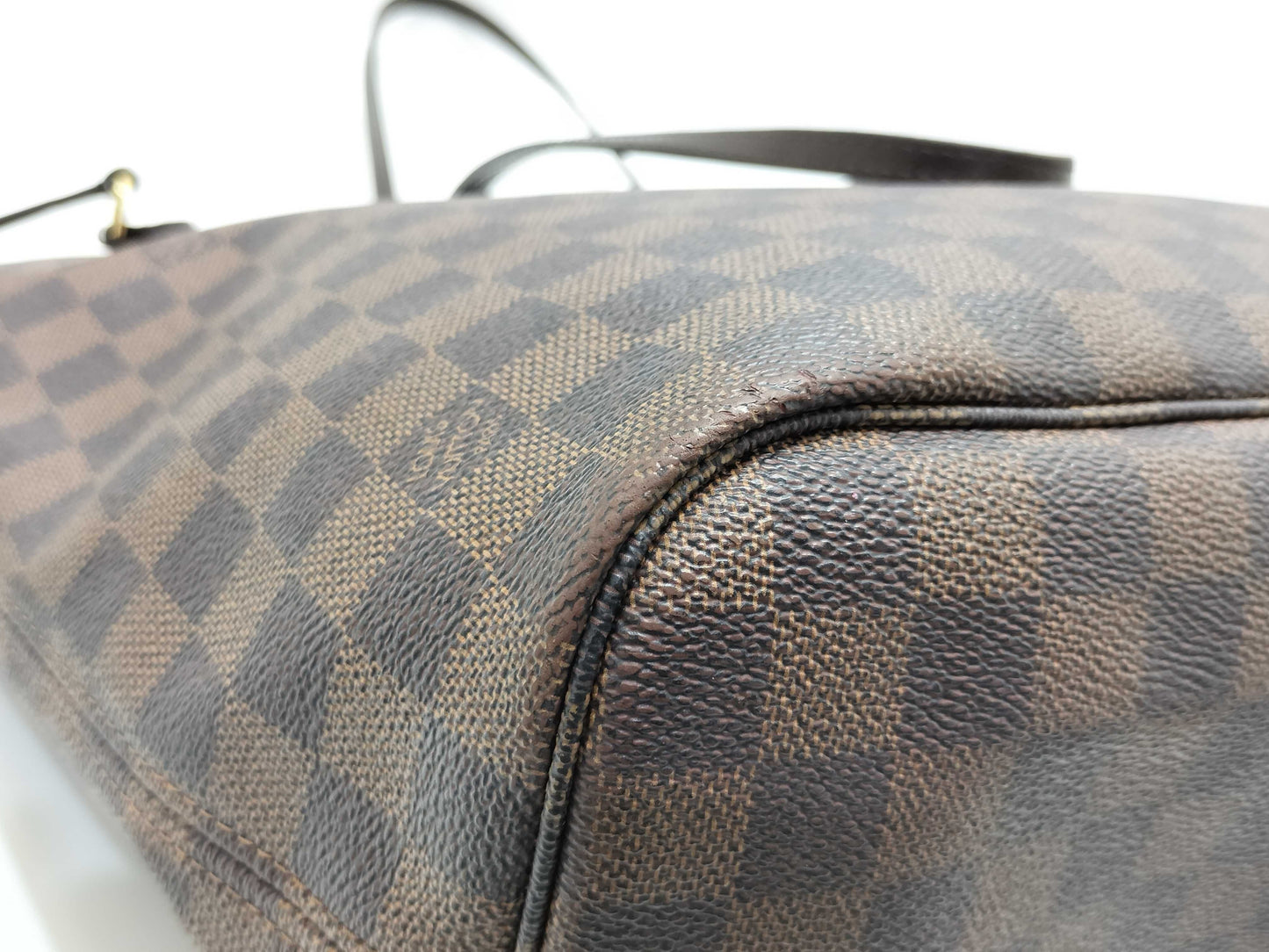 LOUIS VUITTON Damier Neverfull MM Brown Tote Bag N51105