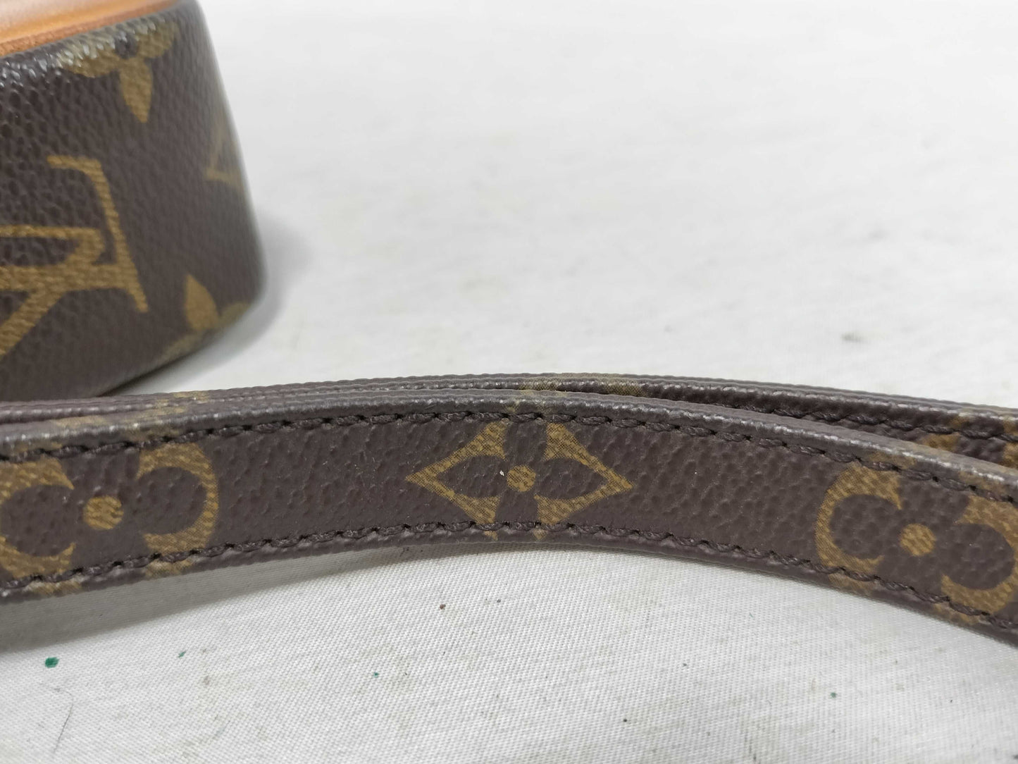 LOUIS VUITTON Monogram Marly Dragonne Brown Second Clutch Bag
