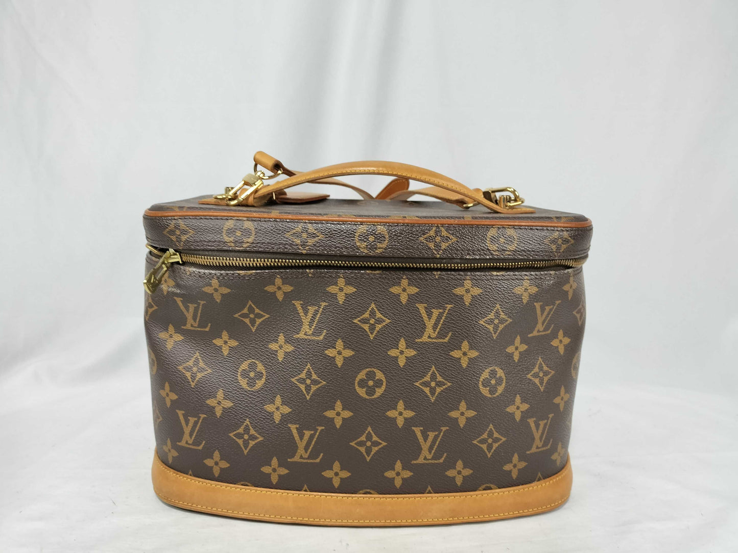 LOUIS VUITTON Monogram Nice Vanity Bag with Strap M47280