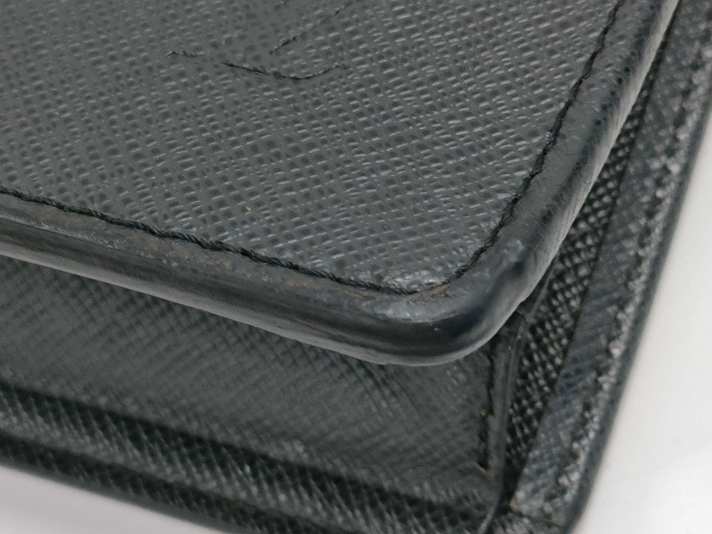 LOUIS VUITTON Louis Vuitton Porte-Document Rosan Taiga Noir Business Bag M30058 Business Bag