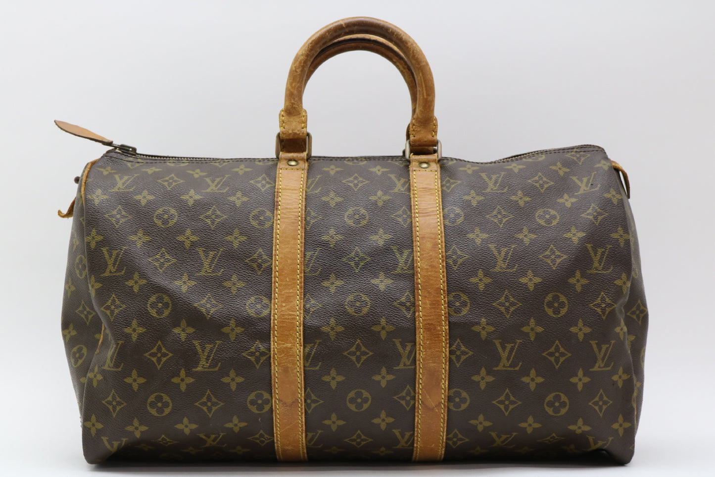 LOUIS VUITTON Monogram Old Keepall Boston Bag