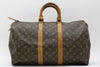 LOUIS VUITTON Monogram Old Keepall Boston Bag