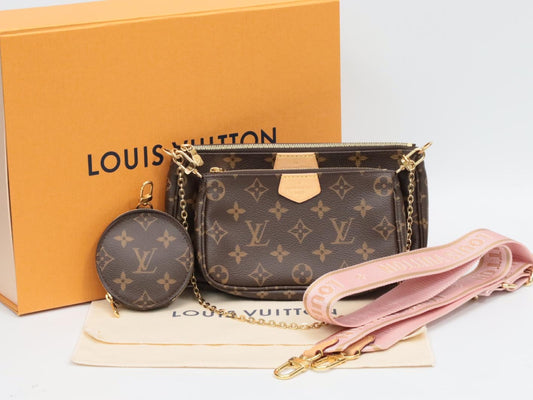 LOUIS VUITTON Monogram Multipochette Accessoires M44840 RFID-enabled Shoulder Bag