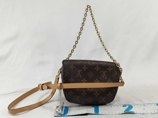 LOUIS VUITTON Monogram Mini Bum Bag M82335 Brown RFID Enabled Shoulder Bag