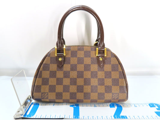 LOUIS VUITTON Damier Louis Vuitton Damier Rivera Mini Handbag