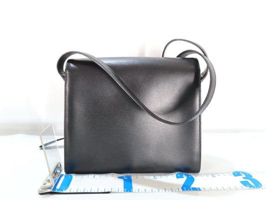 Christian Dior Dior Leather Shoulder Bag Black Shoulder Bag