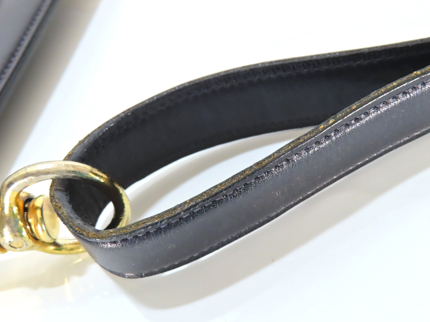 GUCCI GG Canvas Navy Handbag Shoulder Bag
