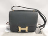 HERMES Constance Mini Epson Grimistie Shoulder Bag in Champagne Gold with Double Stamp