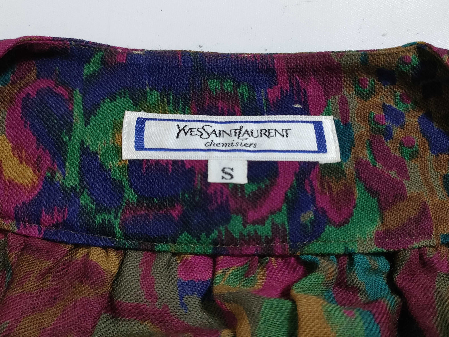 Yves Saint Laurent all-over print jacket vintage top