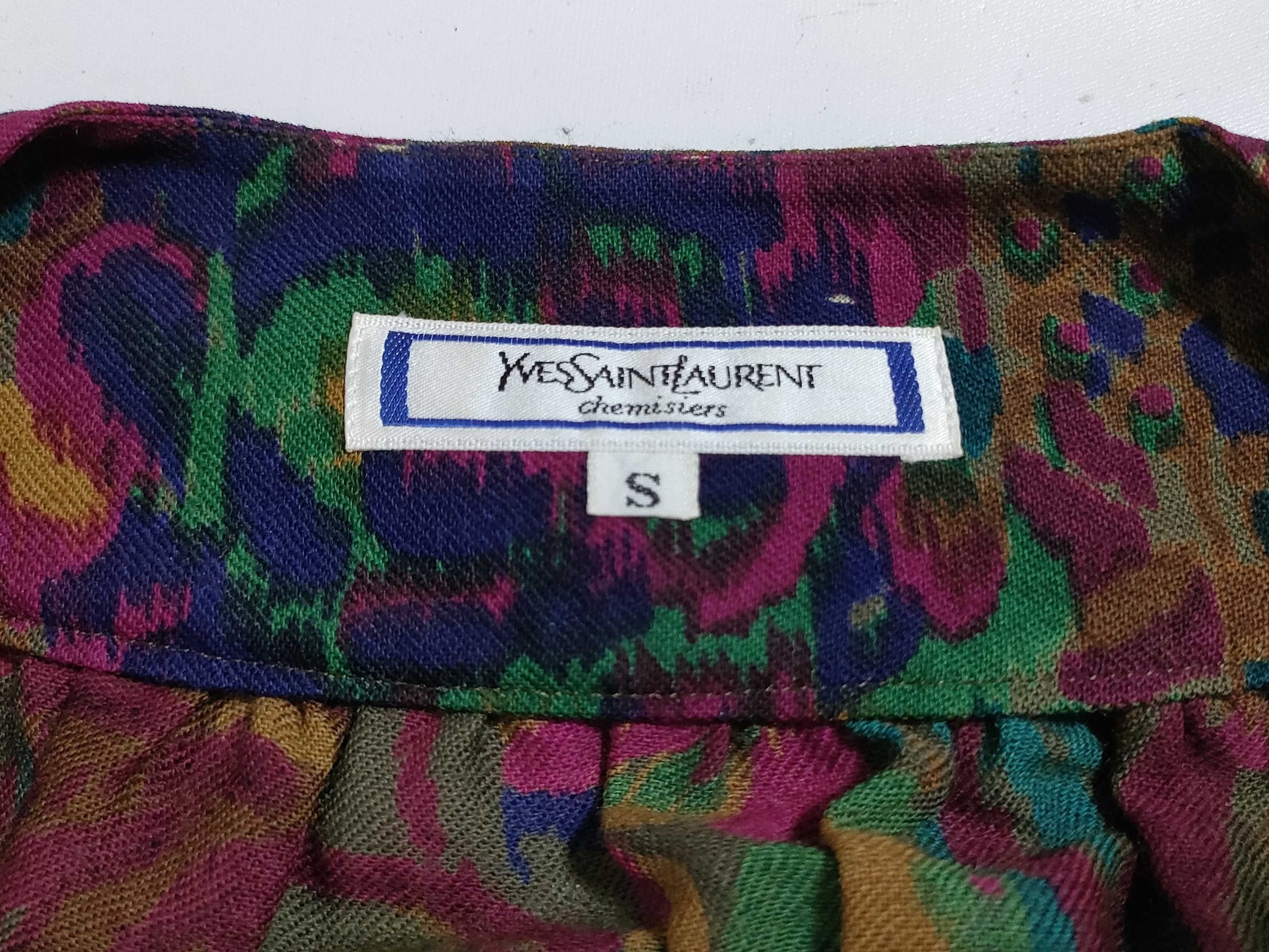 Yves Saint Laurent all-over print jacket vintage top