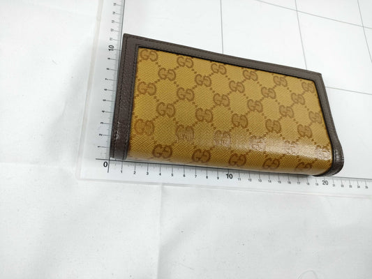 GUCCI GUCCI Chain Wallet Adidas Collaboration Wallet Yellow Wallet