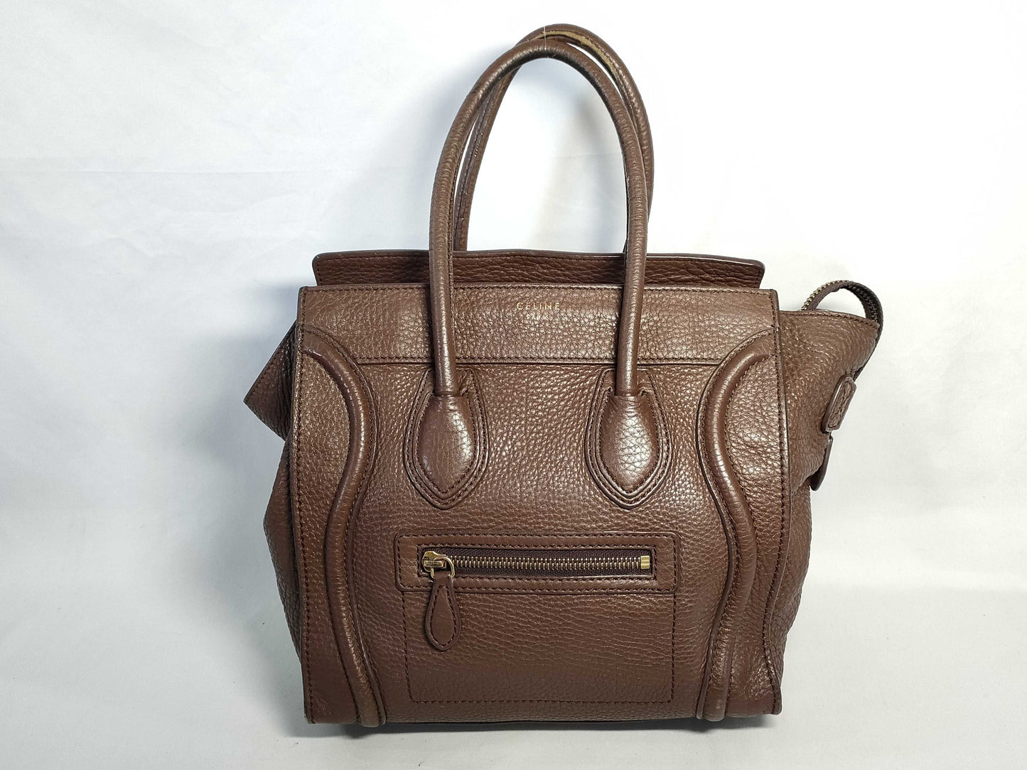 CELINE Luggage Nano Shopper Handbag