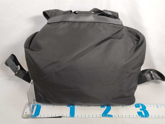 PRADA Nylon Prada Backpack Black Nylon x Saffiano Backpack