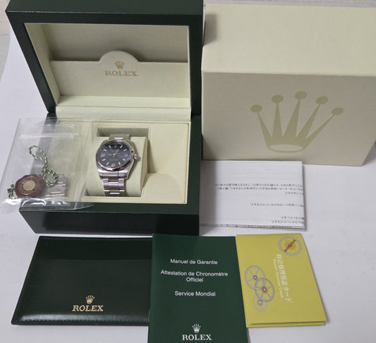 ROLEX 114200 Z904436 Blue Dial Men's Watch