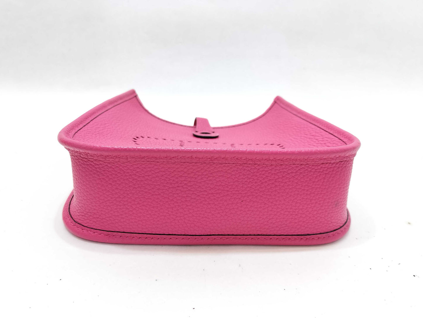 HERMES Evelyn TPM Z-stamped Rose Shocking Shoulder Bag