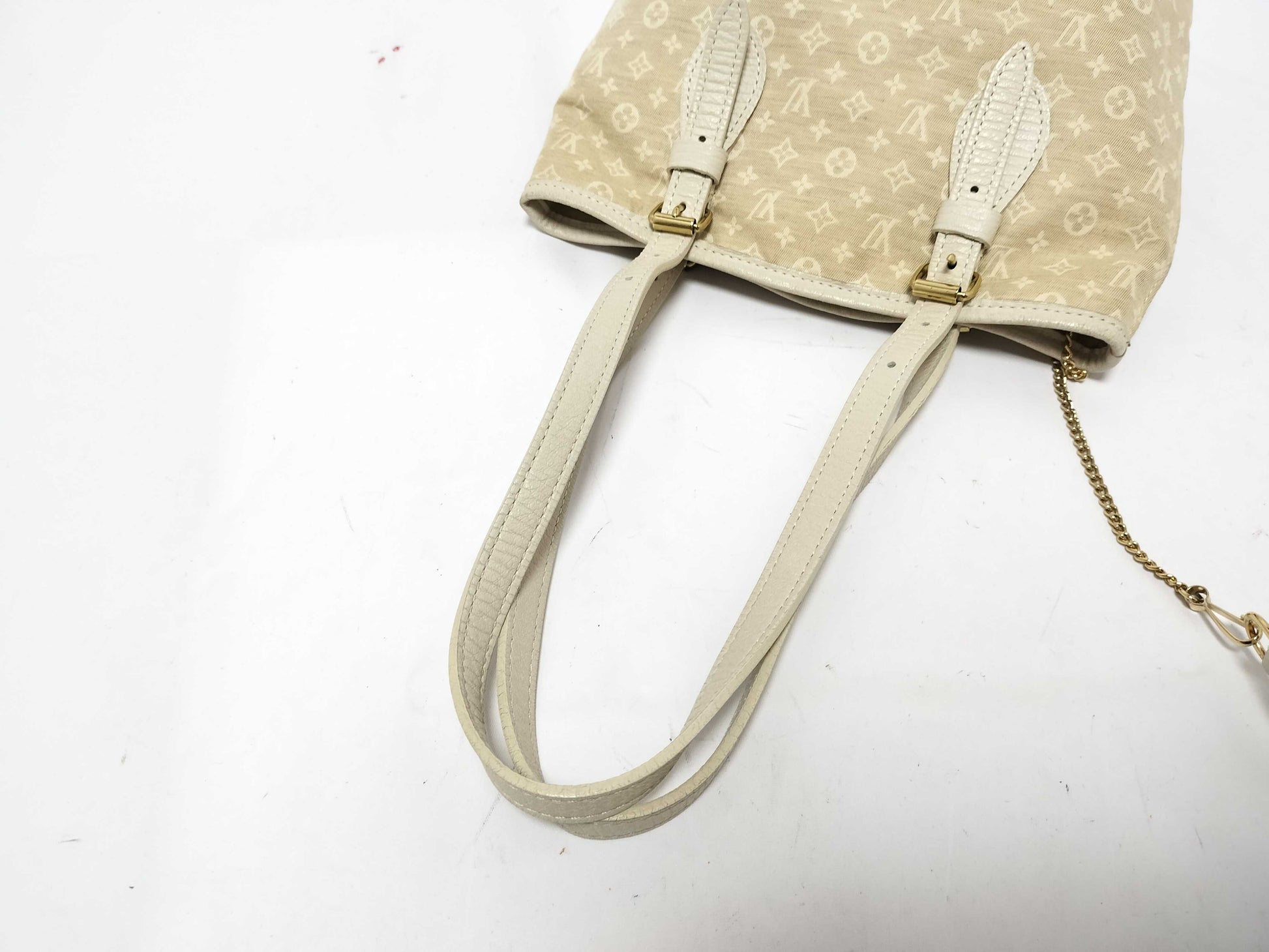 LOUIS VUITTON Monogram Mini Lin Bucket PM Shoulder Bag with Pouch M95316
