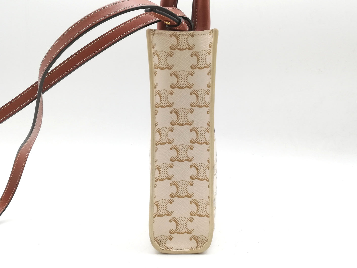 CELINE Triomphe Mini Vertical Cabas 2-way Handbag
