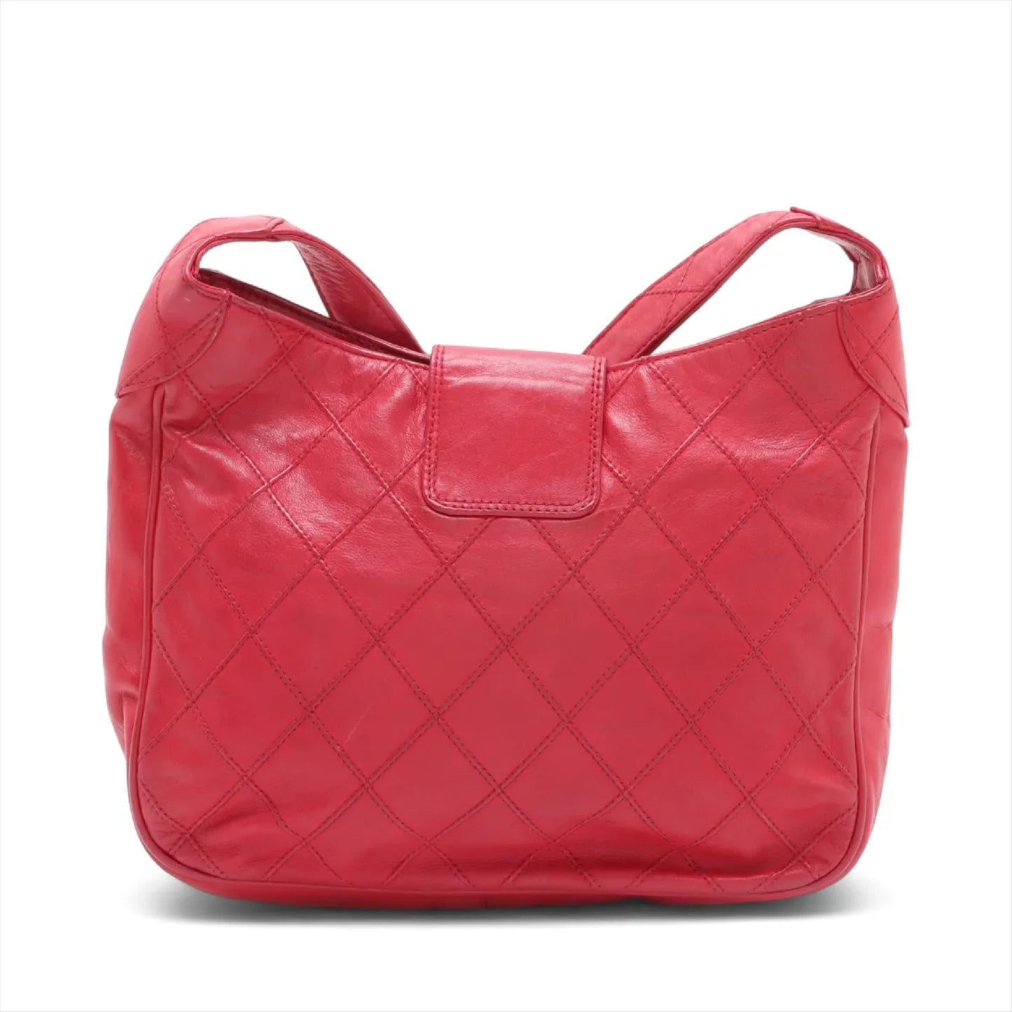 CHANEL Matelasse Lambskin Shoulder Bag with Pouch