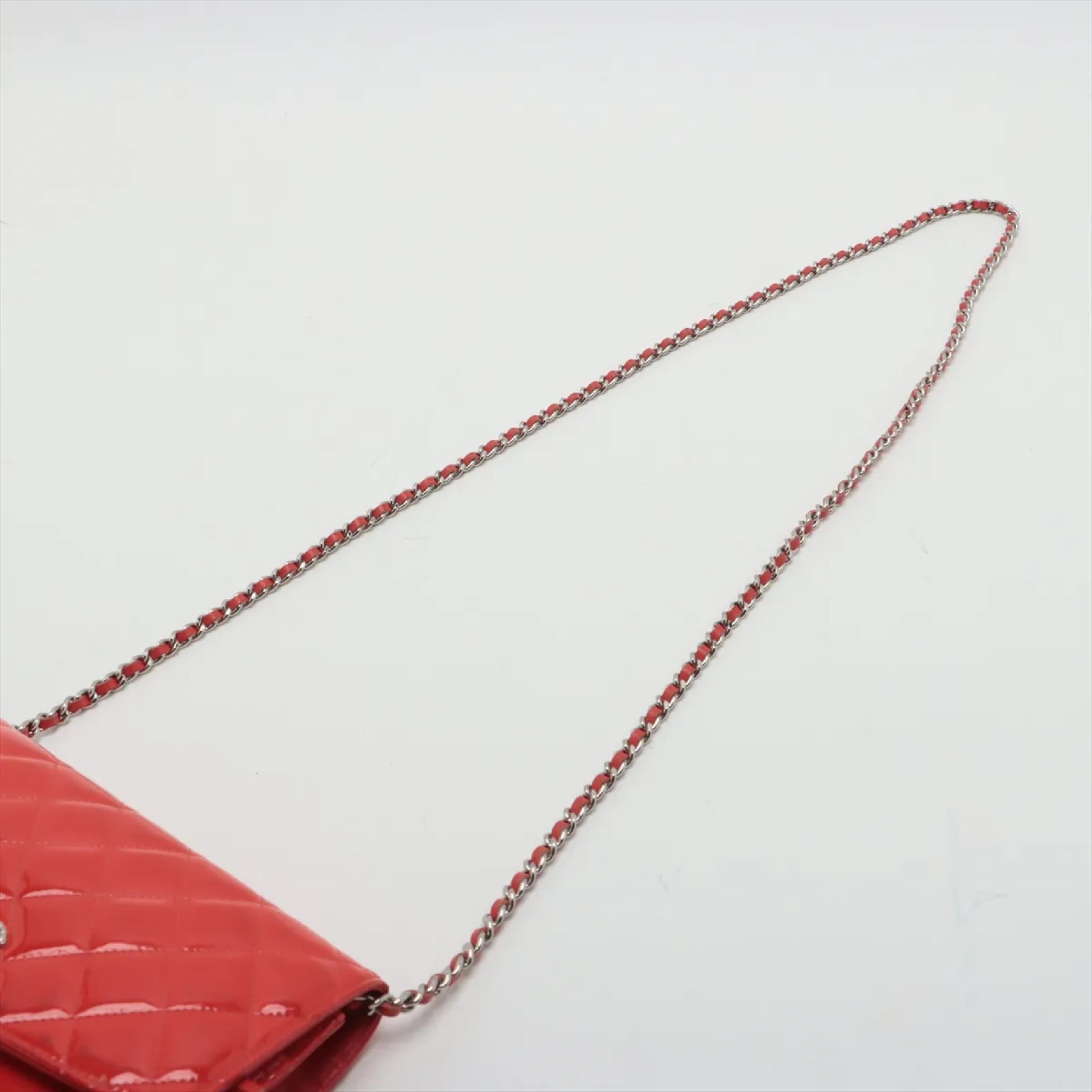 CHANEL Matelasse Patent Leather Shoulder Bag, No. 14