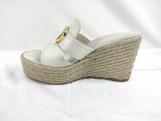 Dior Christian Dior Leather Wedge Sandals