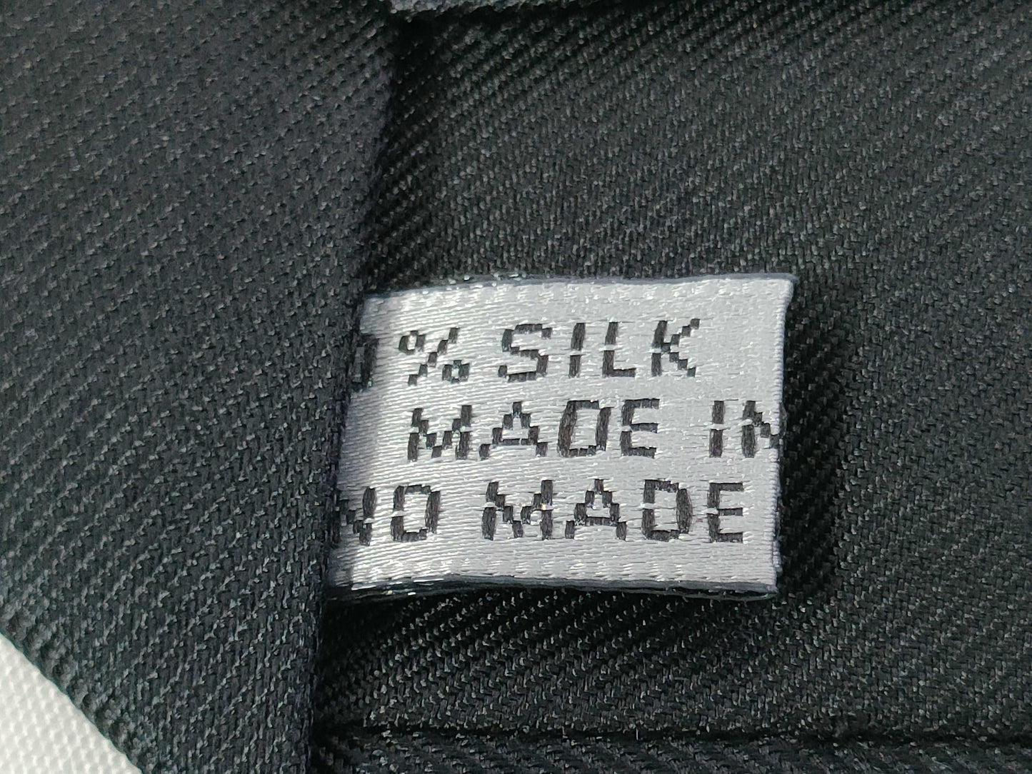 Dior Silk Tie Black Tie