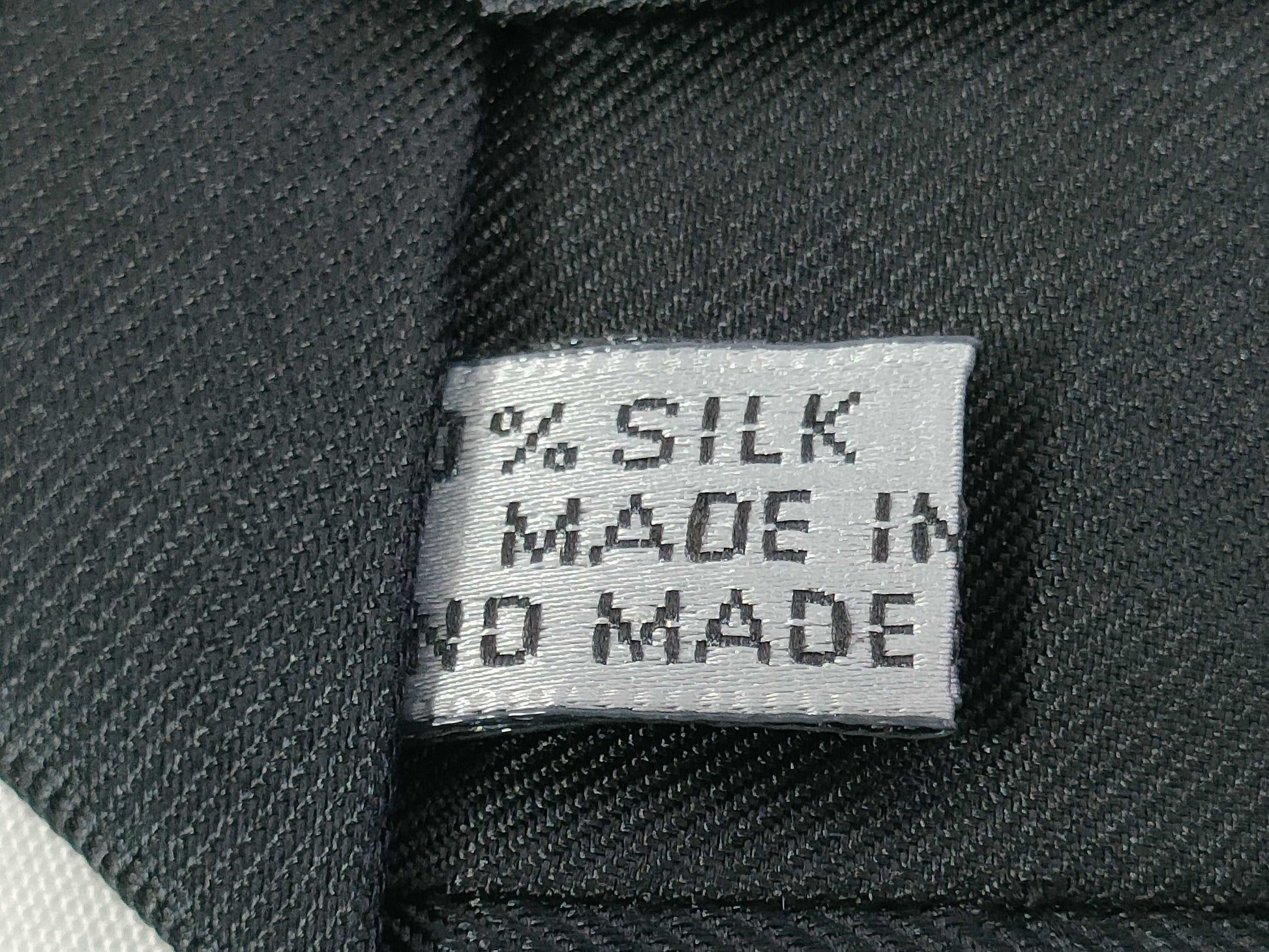 Dior Silk Tie Black Tie