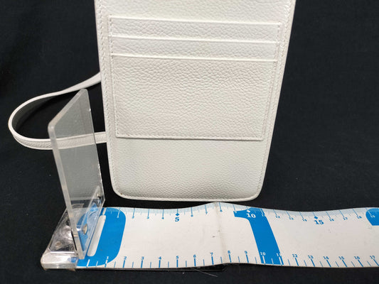 BALENCIAGA Smartphone Shoulder Bag, White, 640536